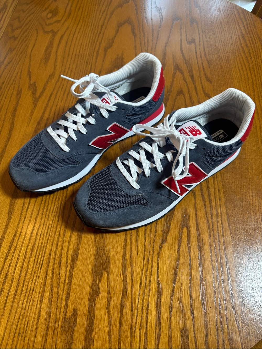 New Balance Gray and Red Men's Lifestyle Sneakers
